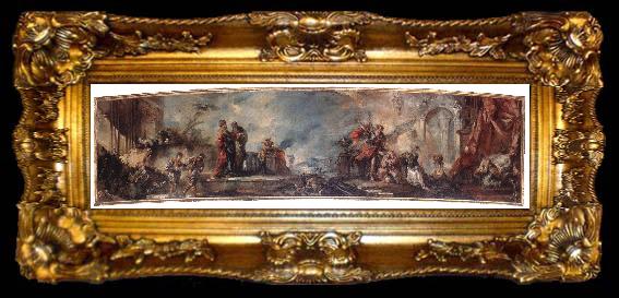 framed  GUARDI, Gianantonio The Marriage of Tobias sdg, ta009-2